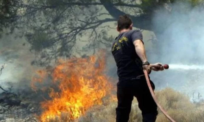 Συναγερμός στην Πυροσβεστική: Πυρκαγιά στο Καλαμίτσι της Λευκάδας